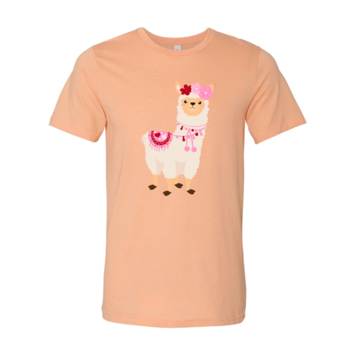VAL0126 Valentine Llamas Shirt