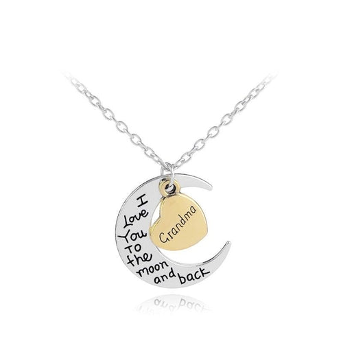 I LOVE YOU TO THE MOON AND BACK NECKLACE (CUSTOM)