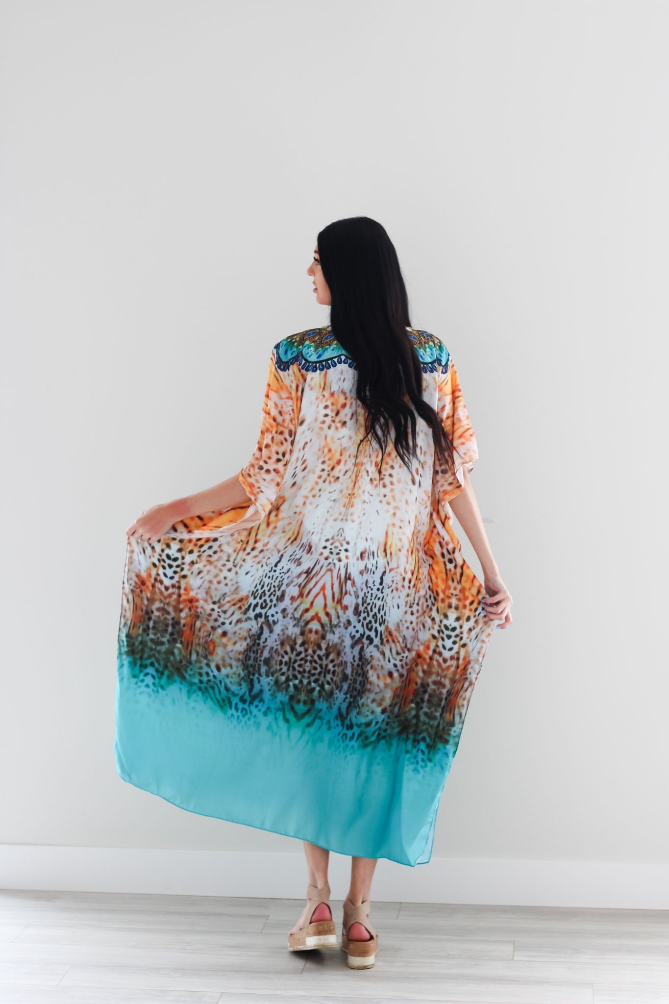 Embellished Caftan Dress For Women