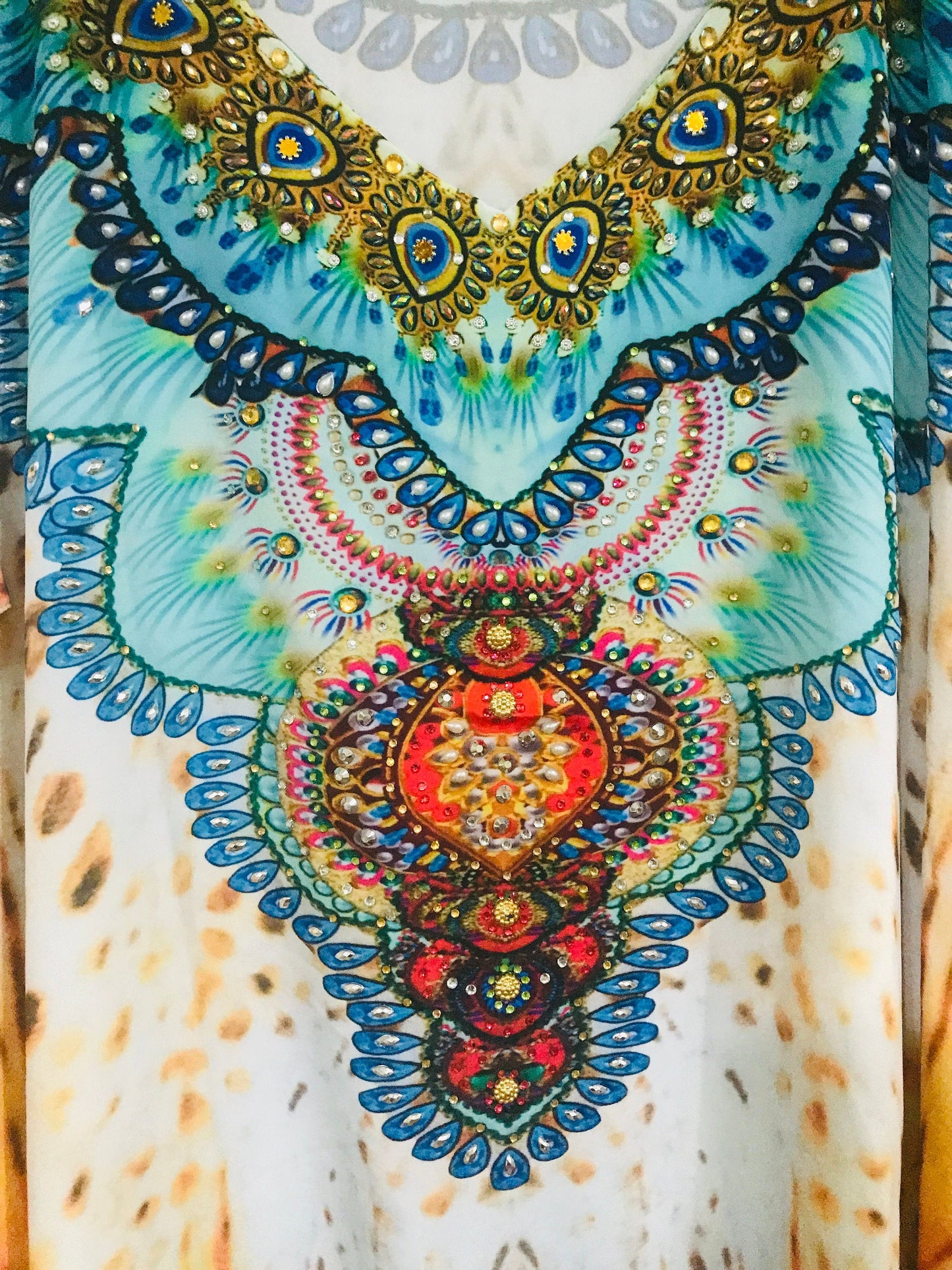 Embellished Caftan Dress For Women