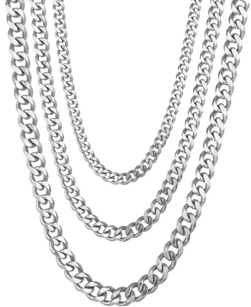 Stainless Steel Necklace Chains (Multiple Sizes & Styles)