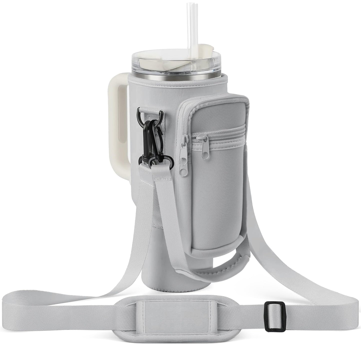Stanley Cup Carrier With Pocket With Adjustable Strap