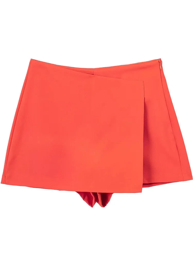 Willshela Women's Side Zipper Skirts /Shorts