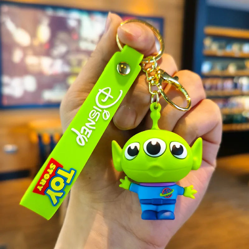 Disney Stitch Keychain 5-Pack - Cute Lilo & Stitch Keyrings, Durable Anime Keychains for Women Men Kids, Multi-Color Gift Set
