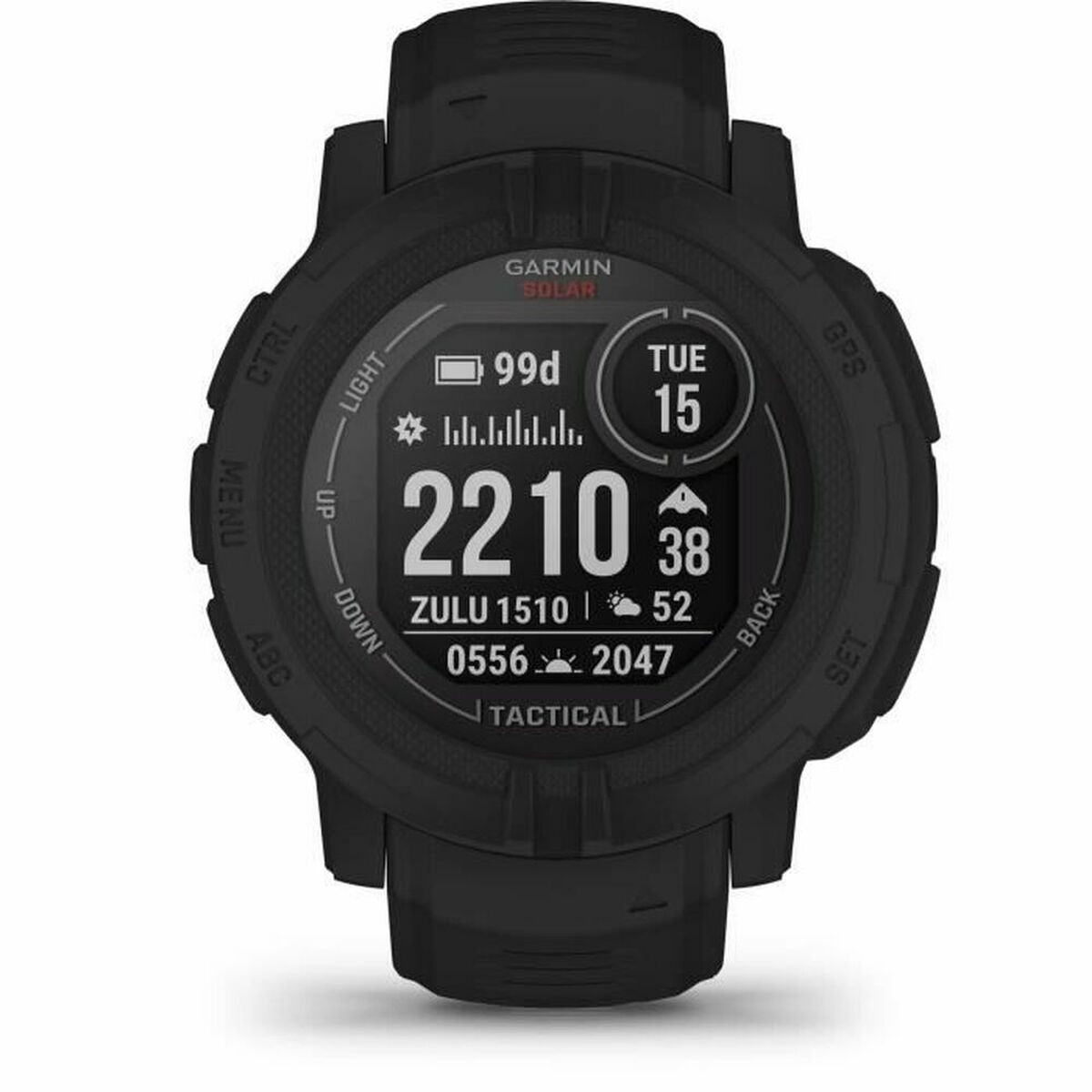 Activity Bangle GARMIN Instinct 2 Solar Tactical Edition Black 0,9"