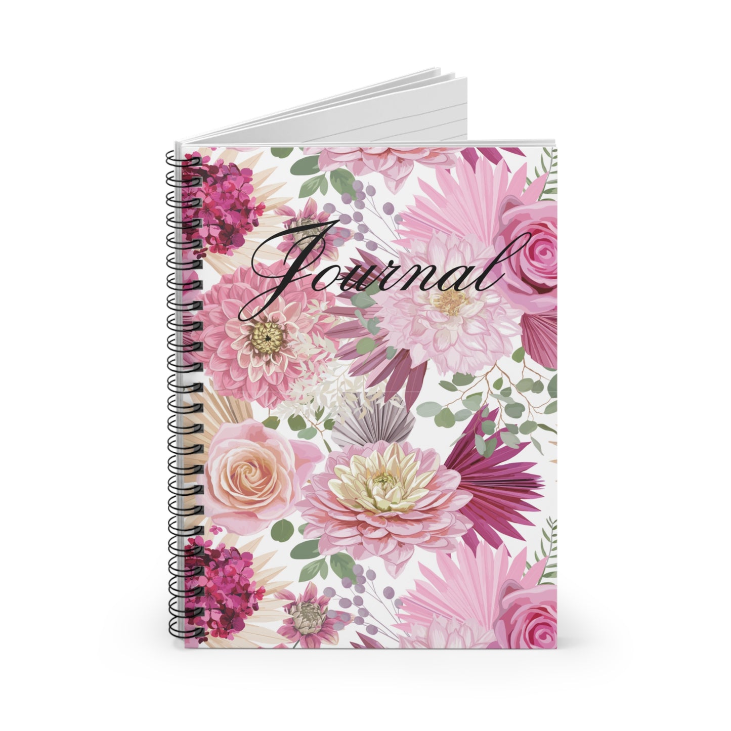 Spring Flowers Journal Spiral Notebook - Ruled Line