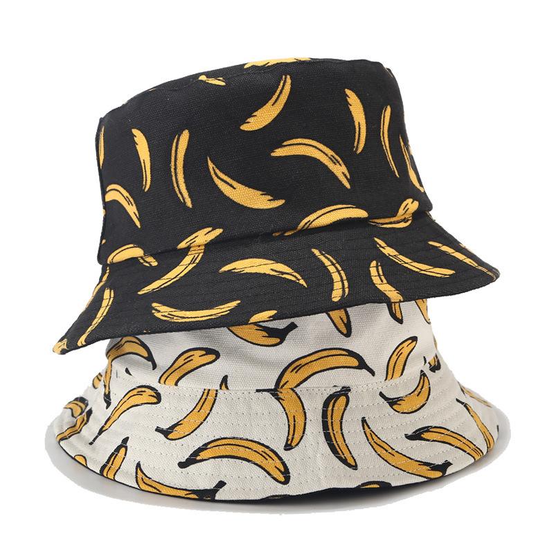 Banana Pattern Bucket Hat