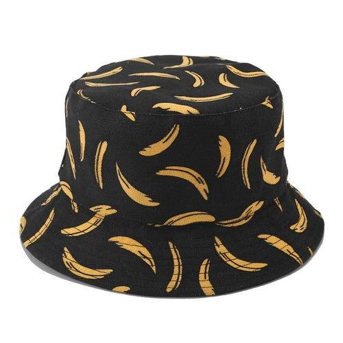 Banana Pattern Bucket Hat