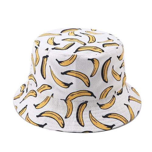 Banana Pattern Bucket Hat