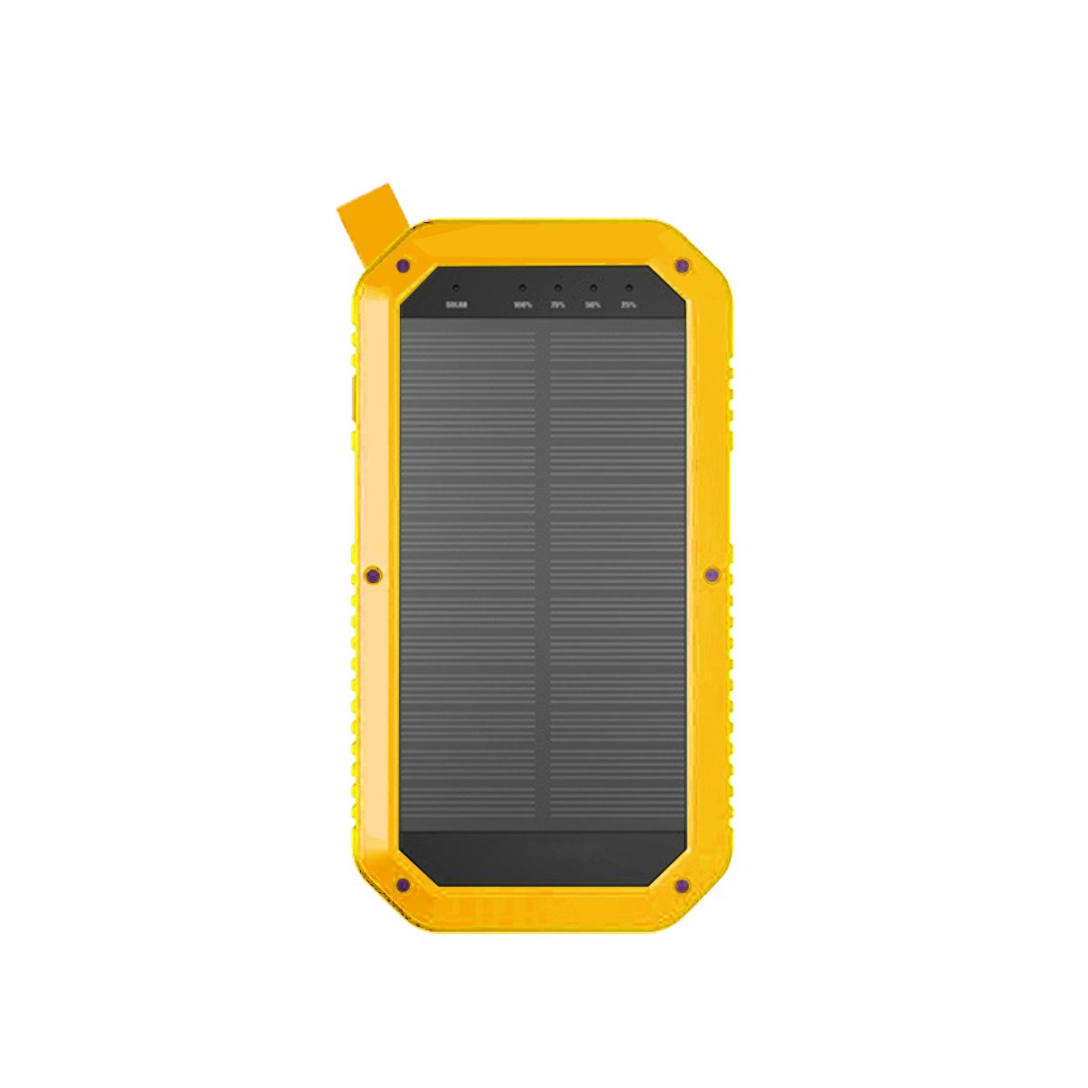 Solar Powered Waterproof LED Light 3 USB Ports Multi Charger 10,000 mAh