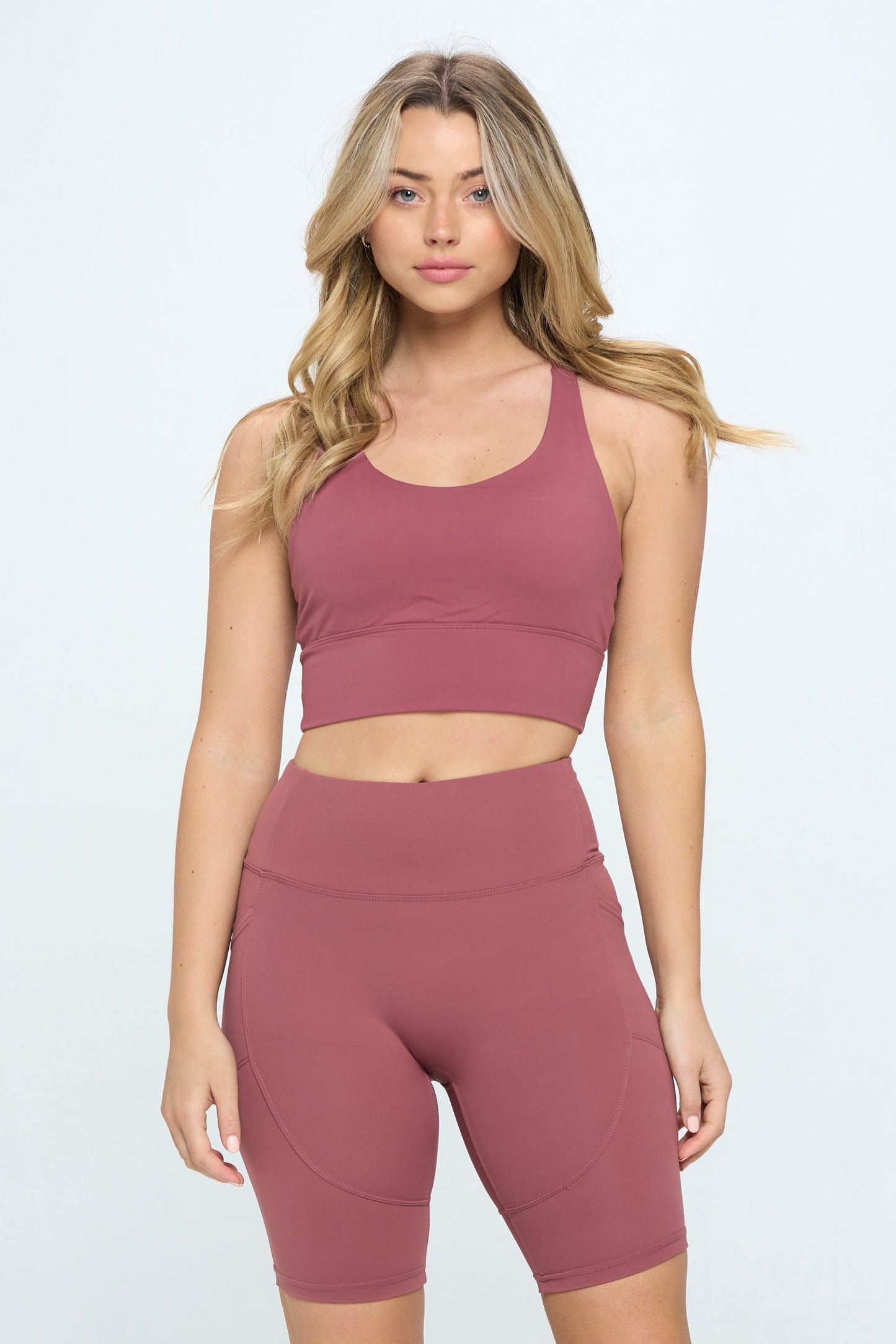 Criss Cross Back Sports Bra Active wear YS1211