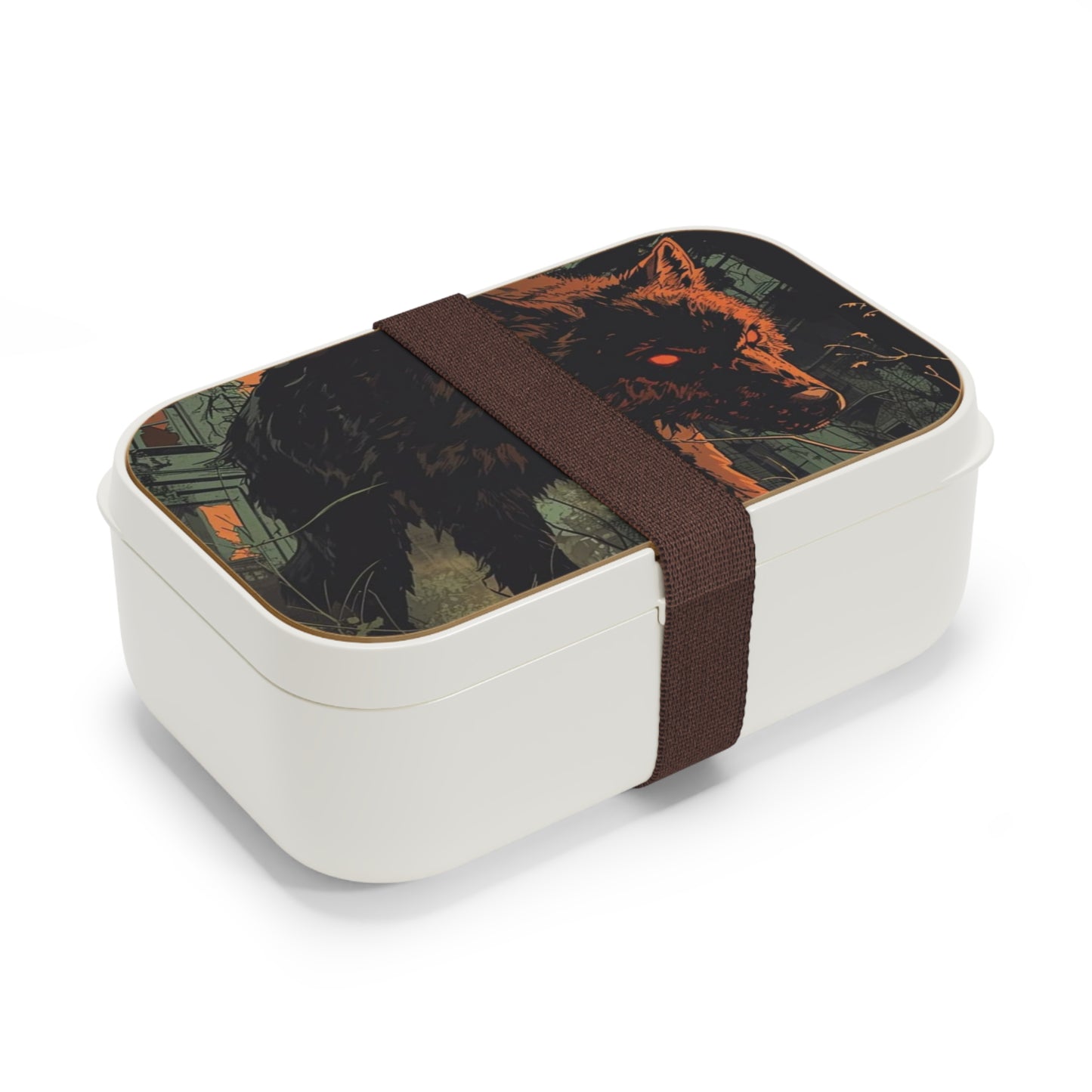 Gothic Wolf Bento Lunch Box - Unique Meal Prep Container