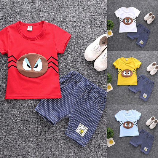 Fashion Summer Toddler Kids Baby Boys 2PCs