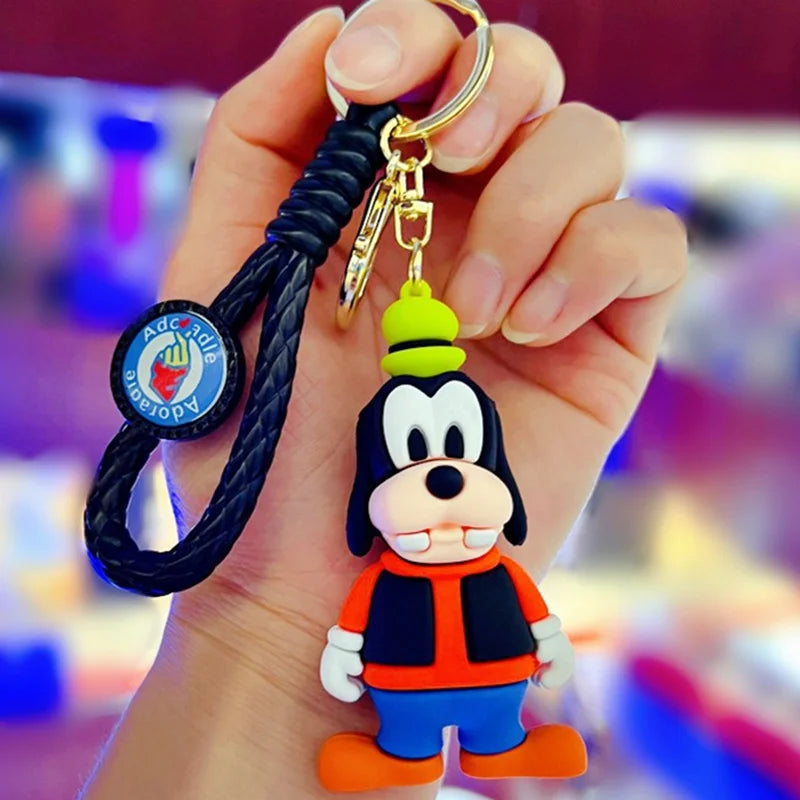 Disney Stitch Keychain 5-Pack - Cute Lilo & Stitch Keyrings, Durable Anime Keychains for Women Men Kids, Multi-Color Gift Set