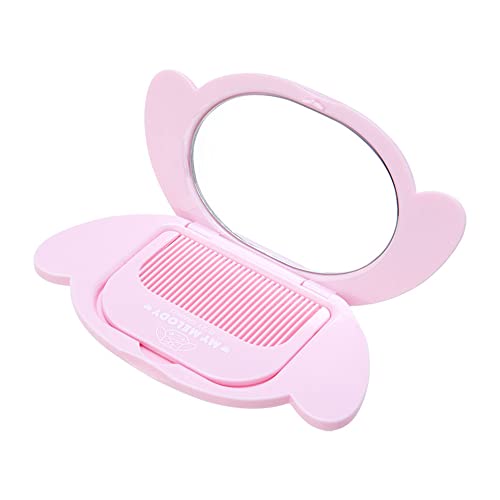 Sanrio 962481 Hello Kitty Table Top Mount Face Mirror & Comb Set