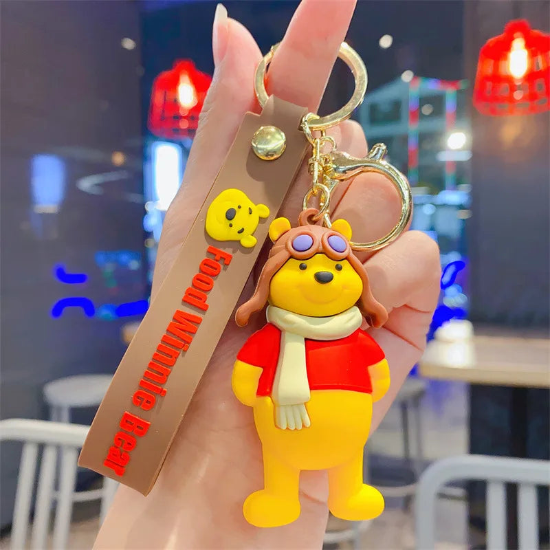 Disney Stitch Keychain 5-Pack - Cute Lilo & Stitch Keyrings, Durable Anime Keychains for Women Men Kids, Multi-Color Gift Set