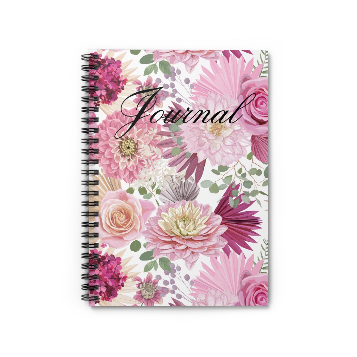 Spring Flowers Journal Spiral Notebook - Ruled Line