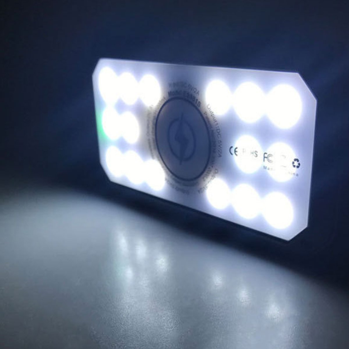 Solar Powered Waterproof LED Light 3 USB Ports Multi Charger 10,000 mAh