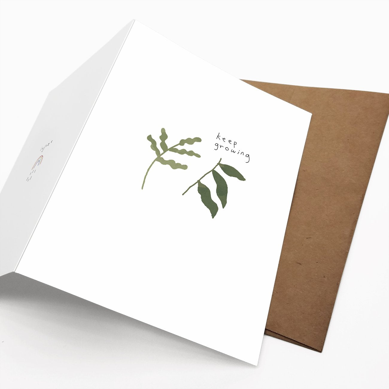 Keep Growing, Plants Inspiration Blank Note Cards