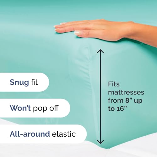 Queen Size 4 Piece Sheet Set - Comfy Breathable & Cooling Sheets - Hotel Luxury Bed Sheets for Women & Men - Deep Pockets, Easy-Fit, Extra Soft & Wrinkle Free Sheets - White Oeko-Tex Bed Sheet Set