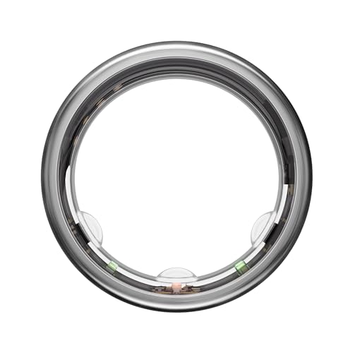 OURA SILVER RING GEN3 HORIZON HEART RATE- FITNESS TRACKER- 5-7 DAY BATTERY LIFE