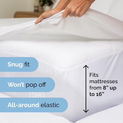 Queen Size 4 Piece Sheet Set - Comfy Breathable & Cooling Sheets - Hotel Luxury Bed Sheets for Women & Men - Deep Pockets, Easy-Fit, Extra Soft & Wrinkle Free Sheets - White Oeko-Tex Bed Sheet Set