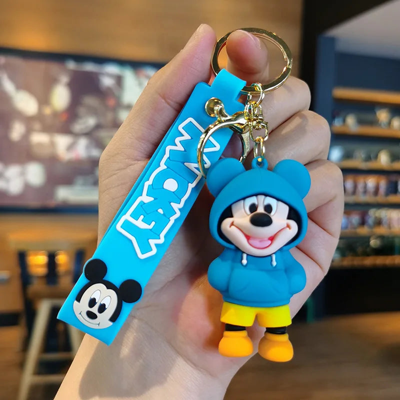 Disney Stitch Keychain 5-Pack - Cute Lilo & Stitch Keyrings, Durable Anime Keychains for Women Men Kids, Multi-Color Gift Set