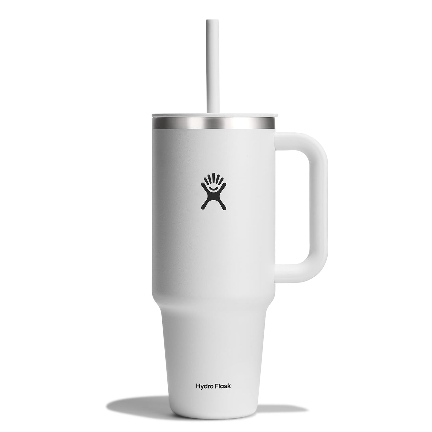 Hydro Flask All Around Travel Tumbler with Handle 32 Oz Trillium, Stainless Steel