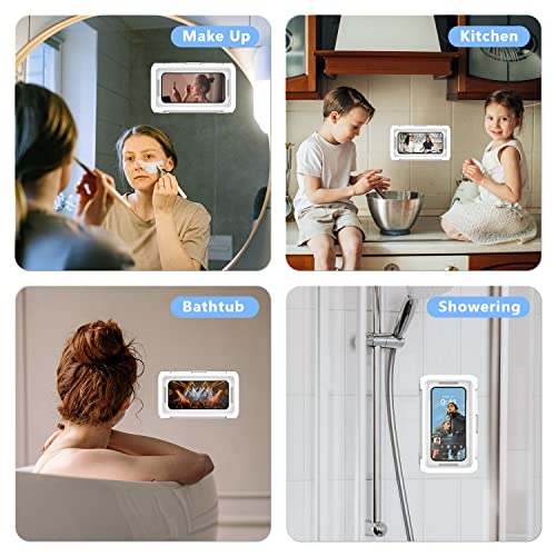 Waterproof 360° Rotation  Phone Case, Anti-Fog High Sensitivity Cover  Compatible with 4" - 7" Cell Phones