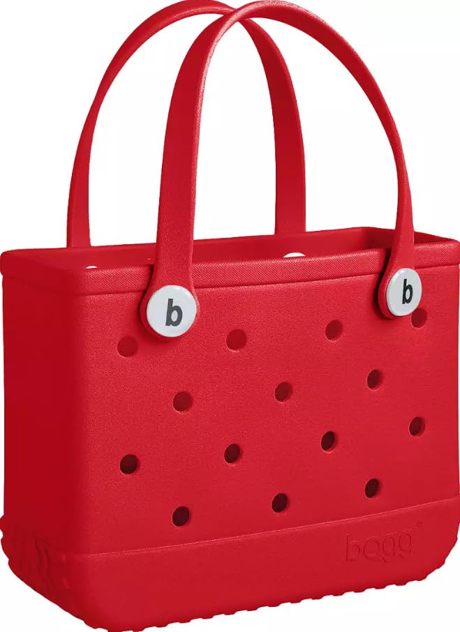 BOGG BAG - Small Tote Bag - Blowing Pink Bubbles - 11in L x 4.5in W x 8.5in H - Lightweight, Washable, Durable - All Purpose EVA - for Beach, Pool, Boat, Work, Sports