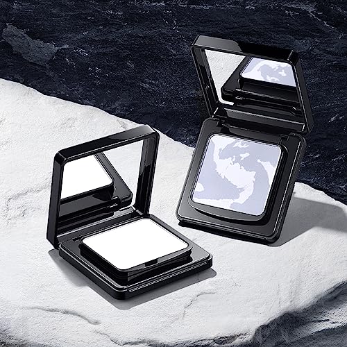 CARSLAN Waterproof Loose Setting Powder with Puff, Matte, Oil Control, Shine Free, Talc-Free Face Powder Makeup, 24H Longwear Finishing Powder, 01 for Dry skin (New Pack)