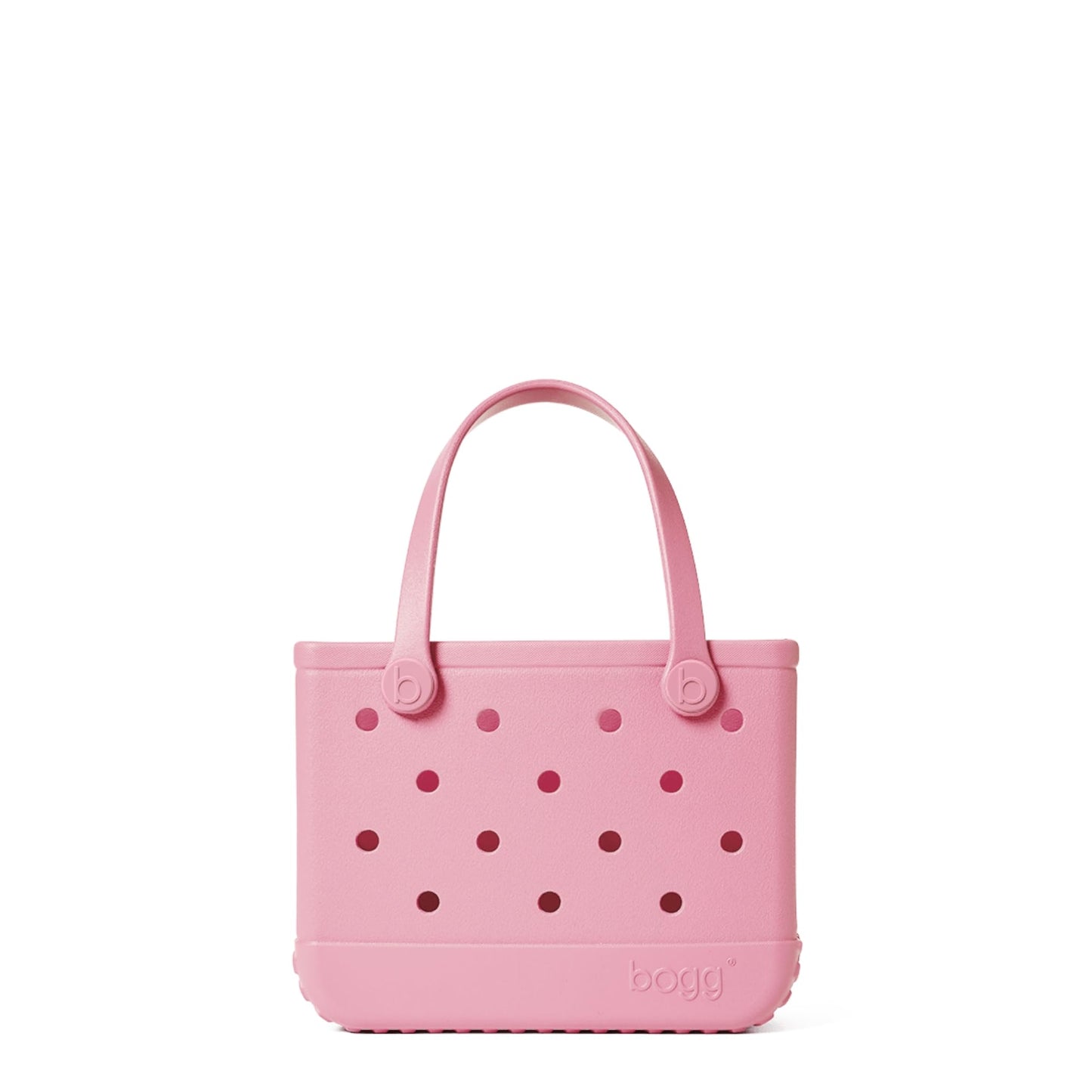 BOGG BAG - Small Tote Bag - Blowing Pink Bubbles - 11in L x 4.5in W x 8.5in H - Lightweight, Washable, Durable - All Purpose EVA - for Beach, Pool, Boat, Work, Sports