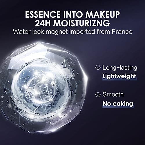 CARSLAN Waterproof Loose Setting Powder with Puff, Matte, Oil Control, Shine Free, Talc-Free Face Powder Makeup, 24H Longwear Finishing Powder, 01 for Dry skin (New Pack)
