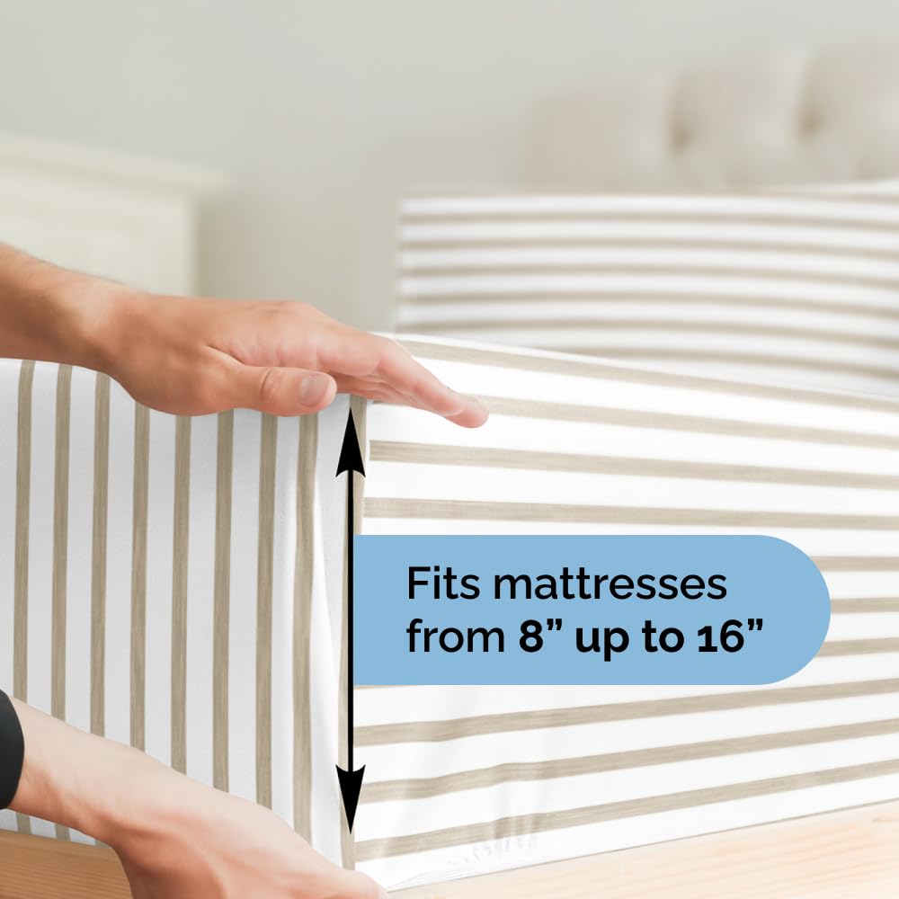 Queen Size 4 Piece Sheet Set - Comfy Breathable & Cooling Sheets - Hotel Luxury Bed Sheets for Women & Men - Deep Pockets, Easy-Fit, Extra Soft & Wrinkle Free Sheets - White Oeko-Tex Bed Sheet Set
