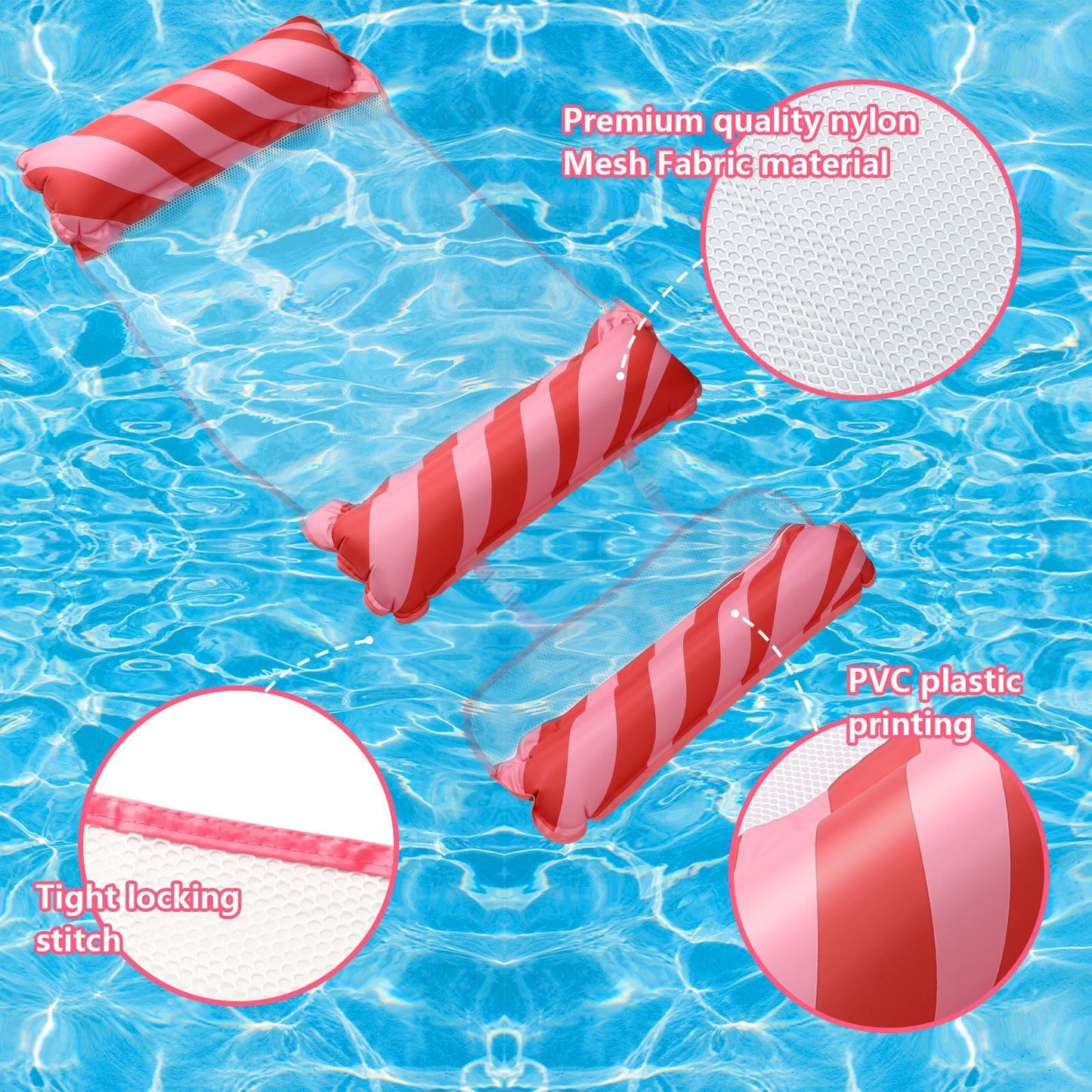Durable Inflatable Pool Water Hammock