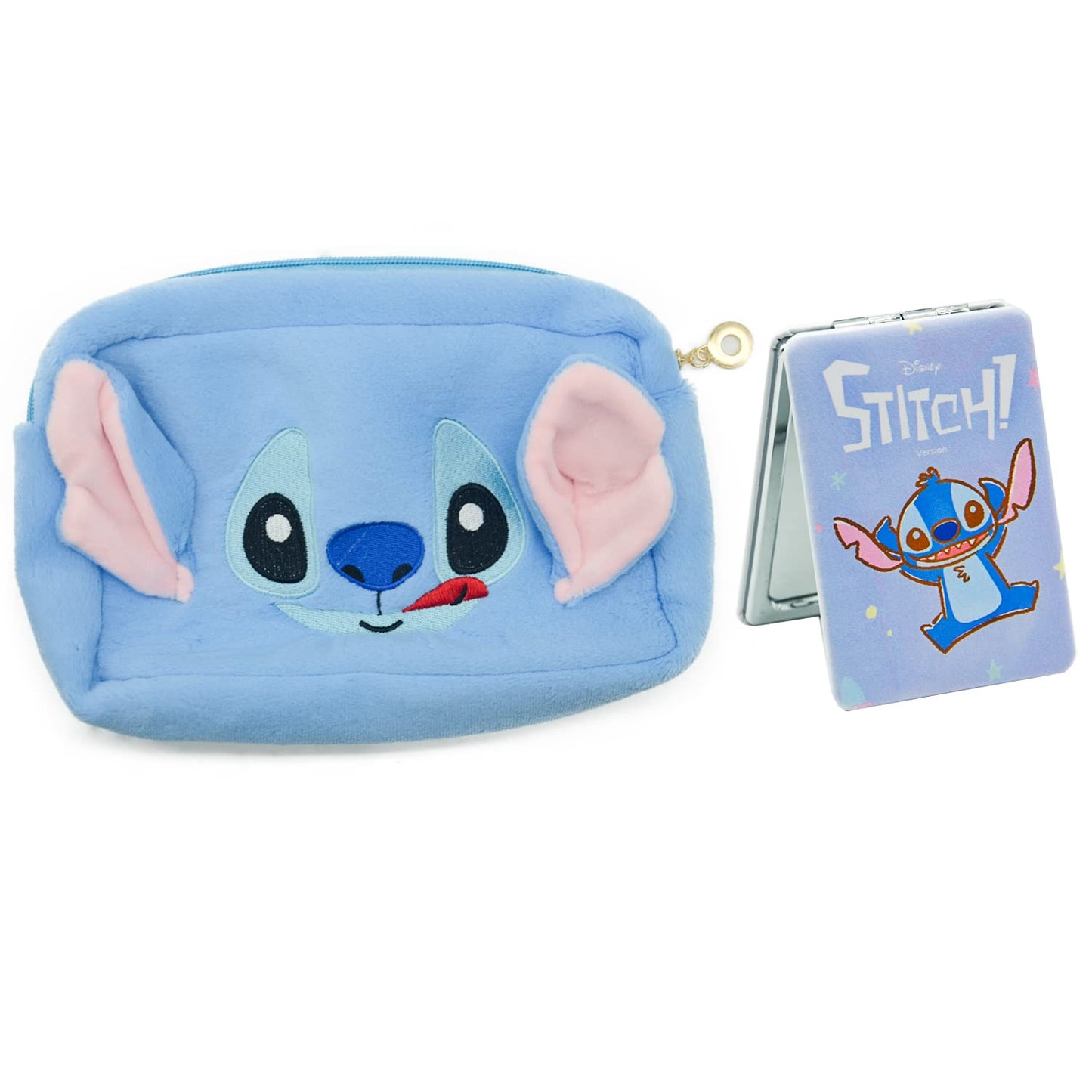 Kitty Travel Cosmetic Bag with Mirror
