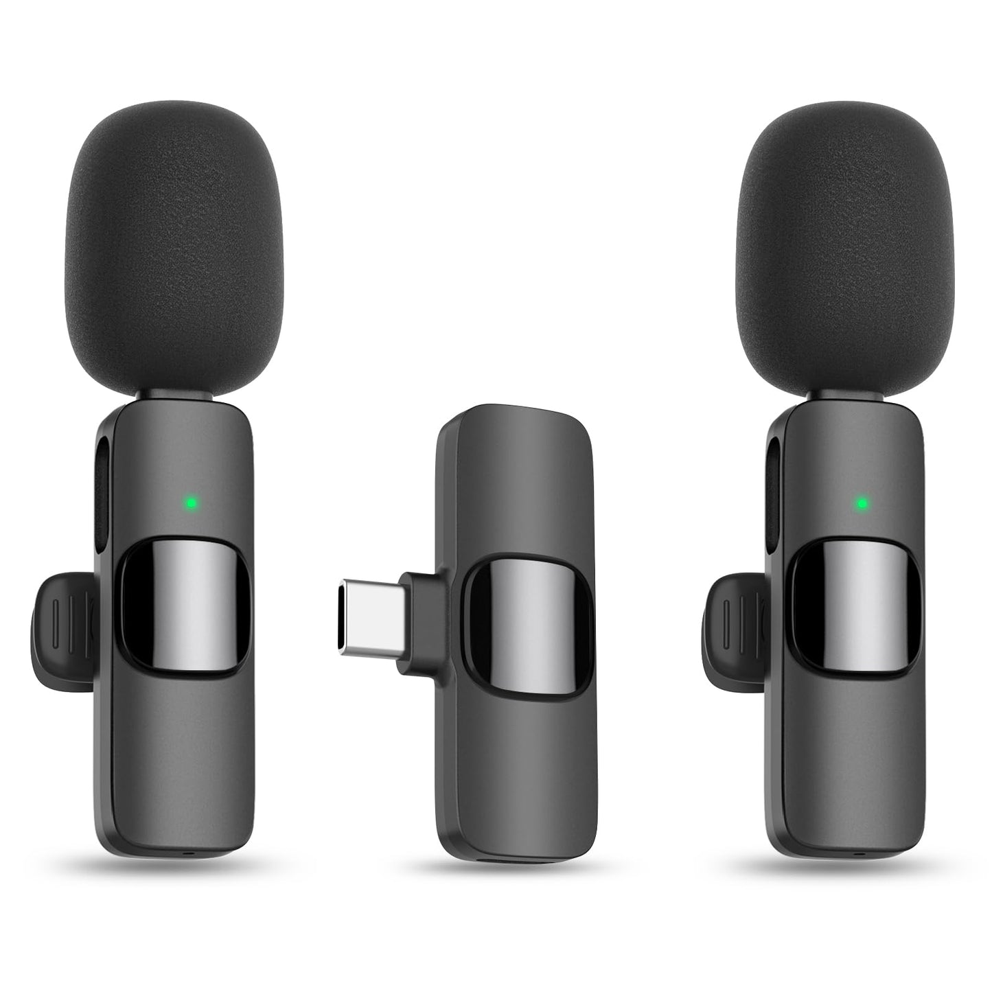 MAYBESTA Professional Wireless Lavalier Lapel Microphone for iPhone, iPad - Cordless Omnidirectional Condenser Recording Mic for Interview Video Podcast Vlog YouTube