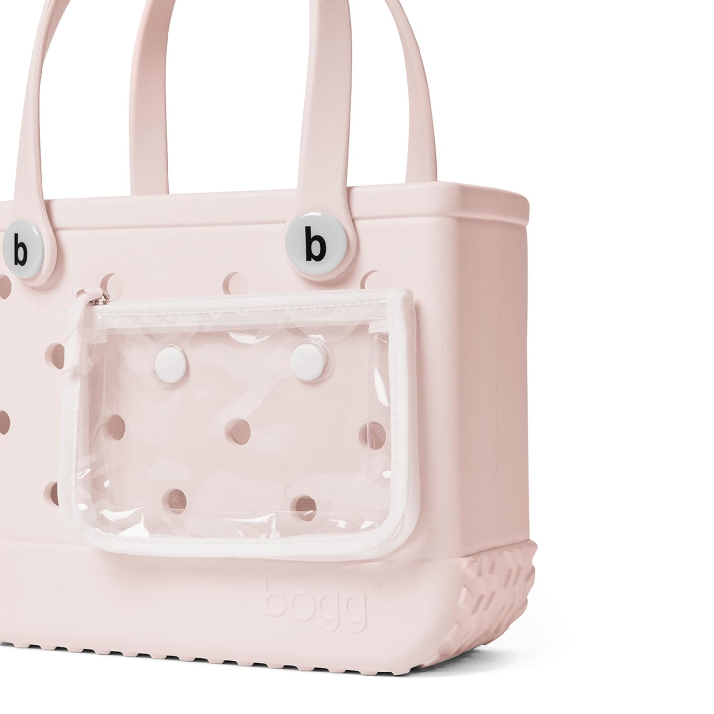 BOGG BAG - Small Tote Bag - Blowing Pink Bubbles - 11in L x 4.5in W x 8.5in H - Lightweight, Washable, Durable - All Purpose EVA - for Beach, Pool, Boat, Work, Sports