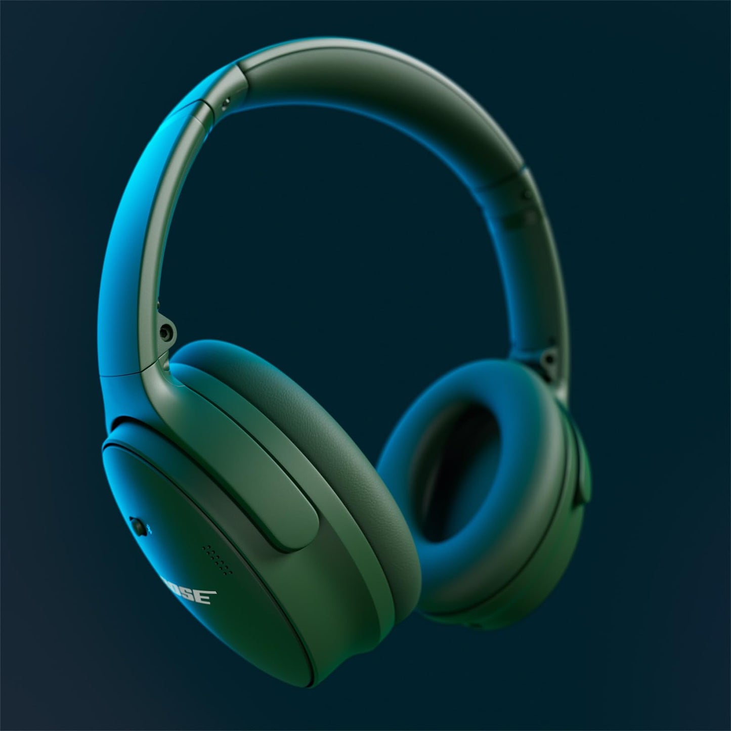 Bose QuietComfort Bluetooth Headphones, Wireless Headphones with Active Over Ear Noise Cancelling and Mic, Deep Bass, Up to 24 Hours of Playtime, Black