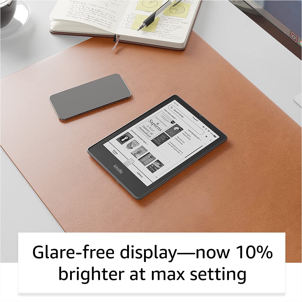 Amazon Kindle Paperwhite Signature Edition (32 GB) – With auto-adjusting front light, wireless charging, 6.8“ display