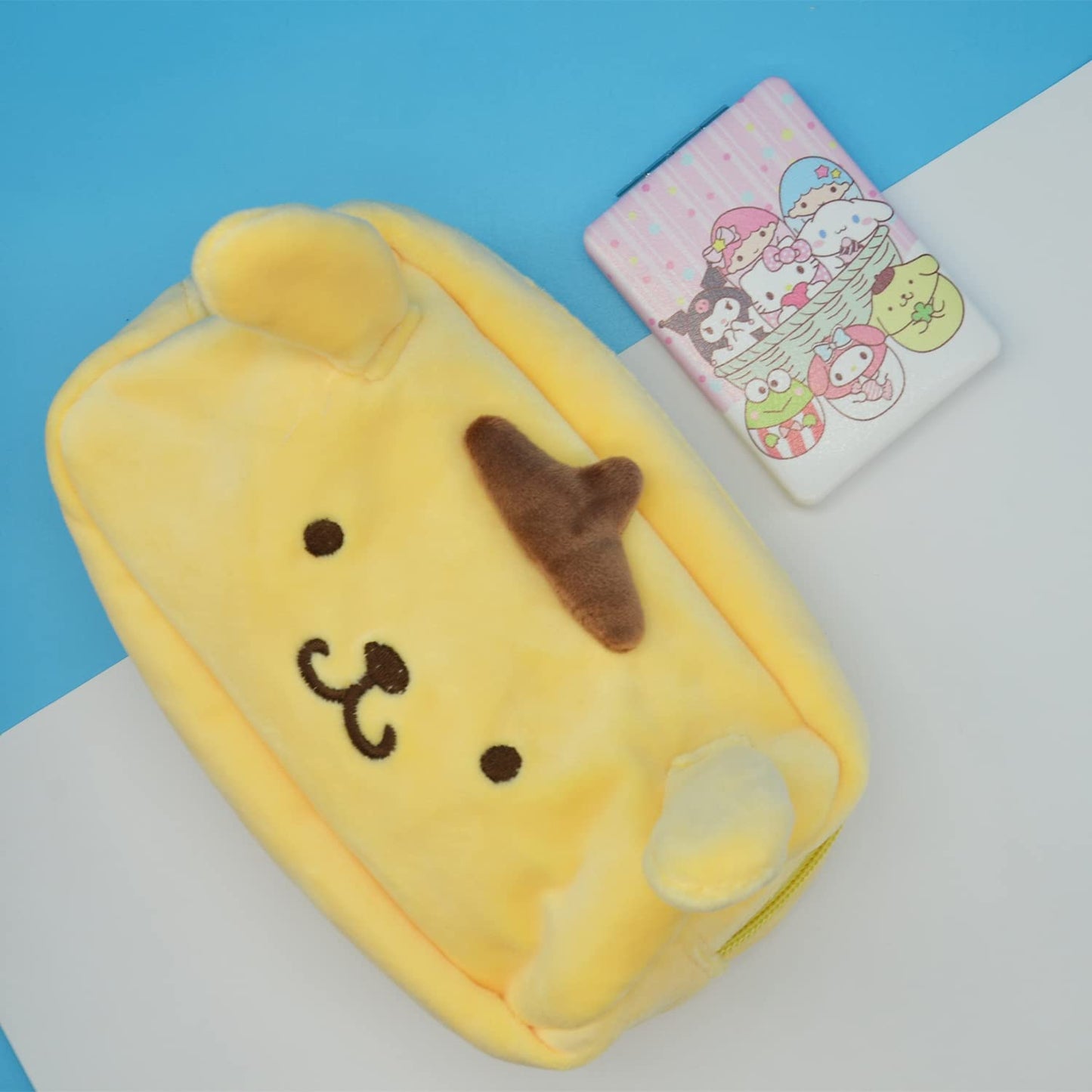 Kitty Travel Cosmetic Bag with Mirror