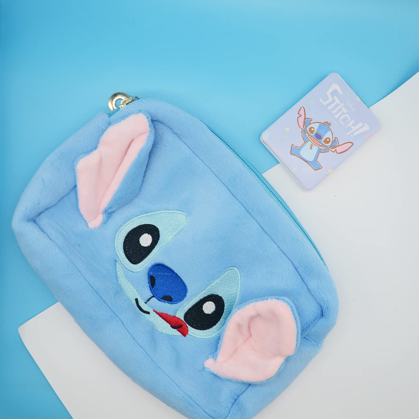 Kitty Travel Cosmetic Bag with Mirror
