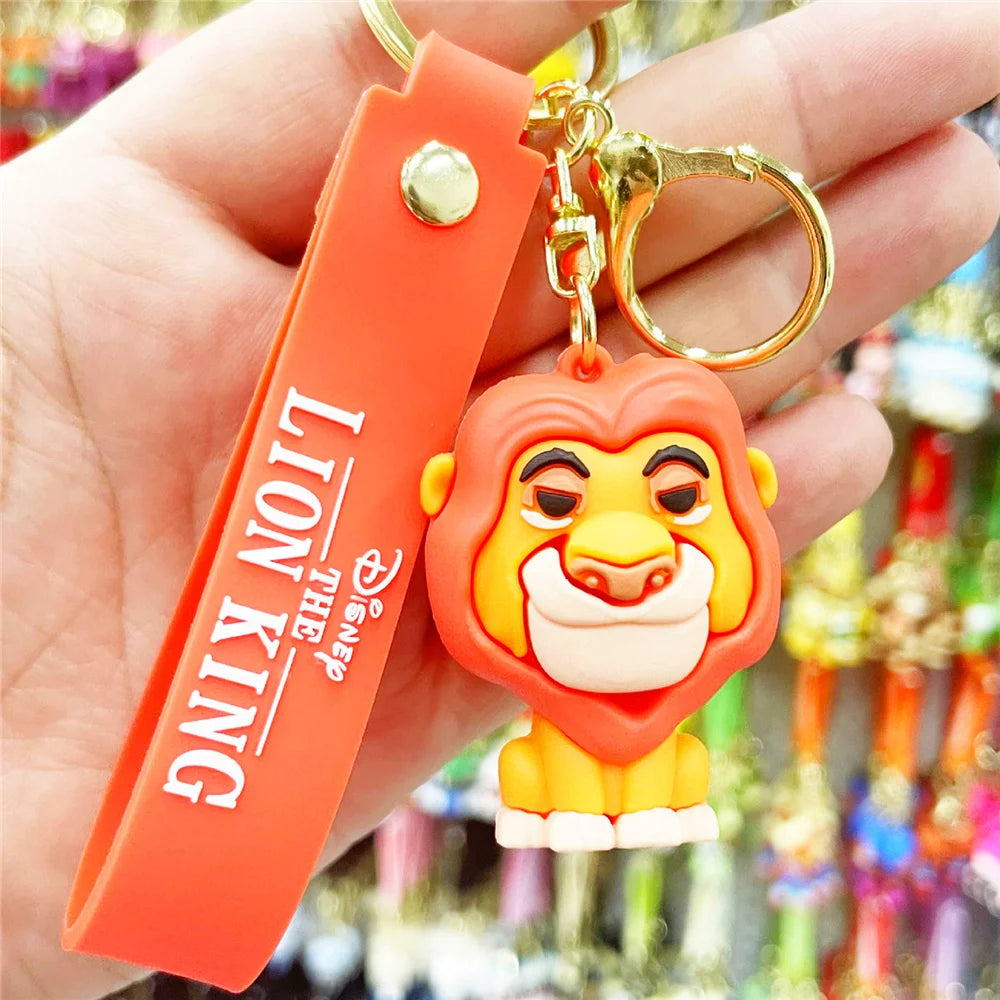 Disney Stitch Keychain 5-Pack - Cute Lilo & Stitch Keyrings, Durable Anime Keychains for Women Men Kids, Multi-Color Gift Set
