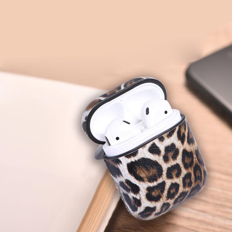 Air Pod Protective Cover Case In Leopard Print