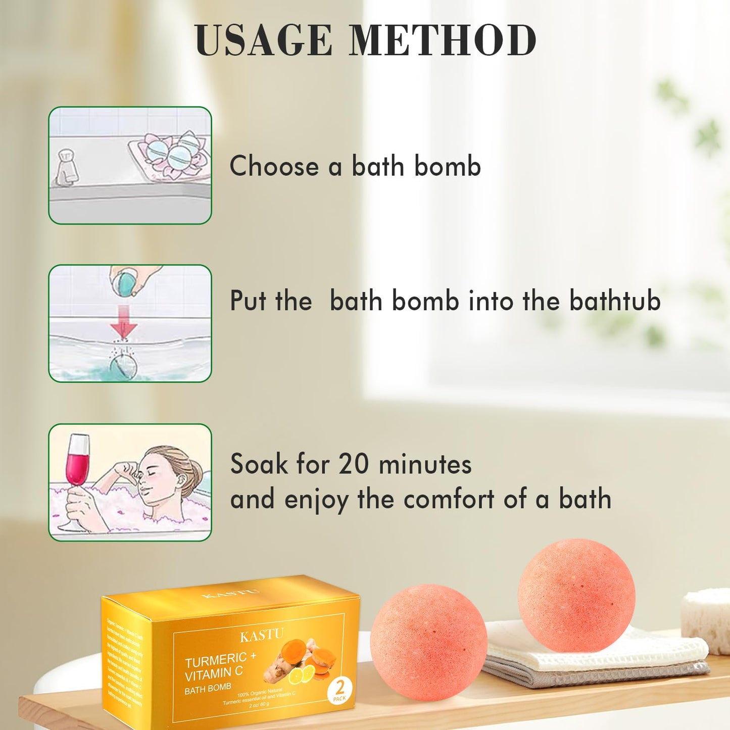 KASTU Bath Bombs Salt Balls,12 PCS Gift Set,Vanilla Menthol Rose Extract Essential Oils,Moisturizing Dry Skin,Fizzy Spa,Relaxing,Bubble Bath Bomb for Gifts Idea for Men Women