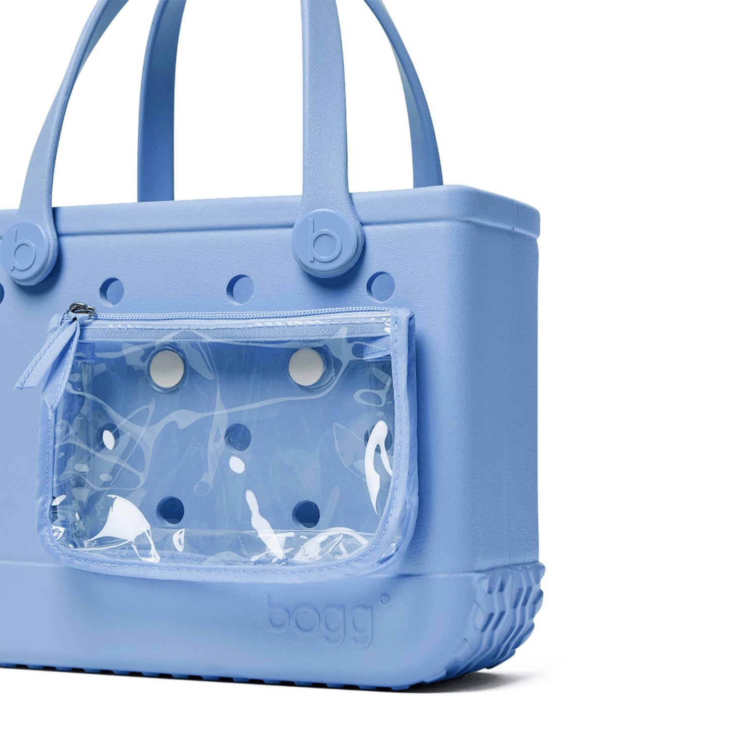 BOGG BAG - Small Tote Bag - Blowing Pink Bubbles - 11in L x 4.5in W x 8.5in H - Lightweight, Washable, Durable - All Purpose EVA - for Beach, Pool, Boat, Work, Sports