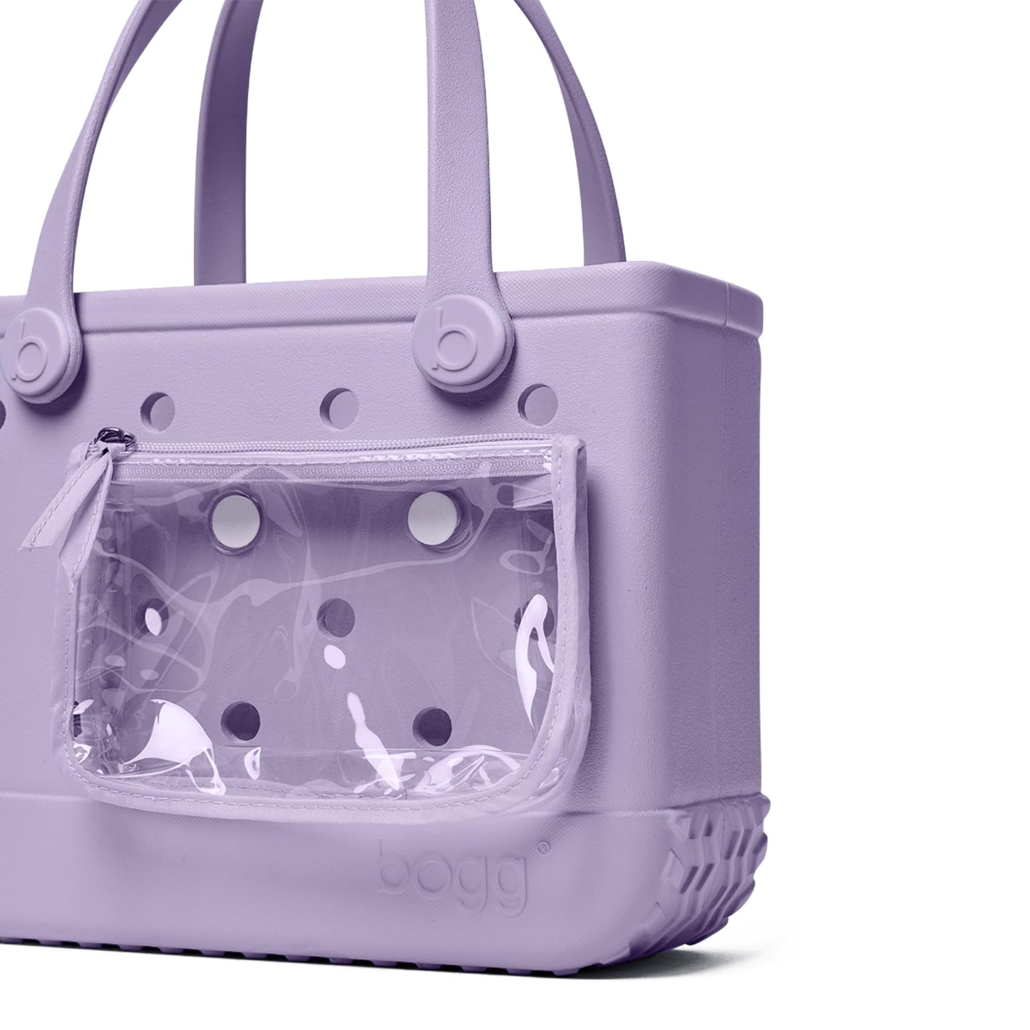 BOGG BAG - Small Tote Bag - Blowing Pink Bubbles - 11in L x 4.5in W x 8.5in H - Lightweight, Washable, Durable - All Purpose EVA - for Beach, Pool, Boat, Work, Sports
