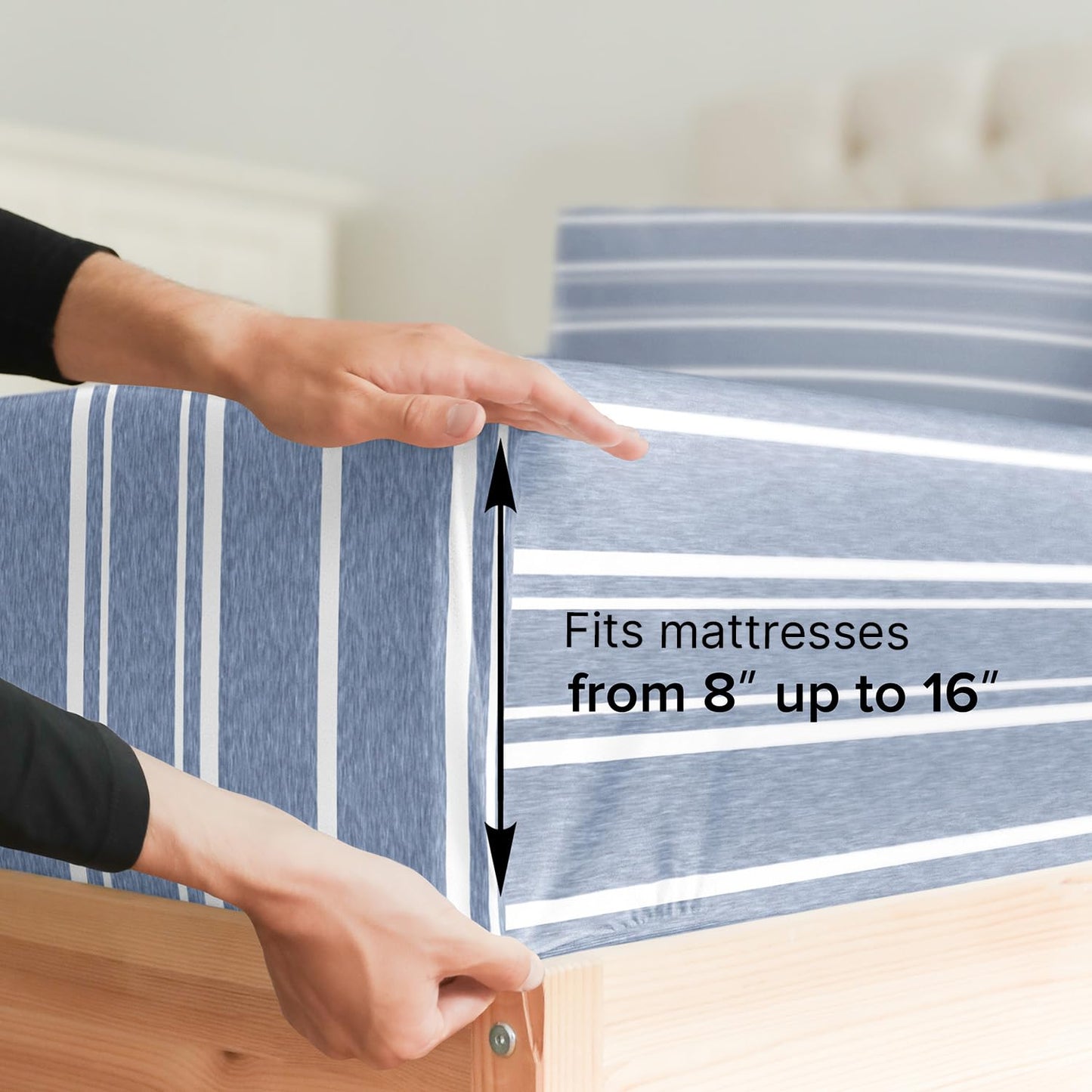 Queen Size 4 Piece Sheet Set - Comfy Breathable & Cooling Sheets - Hotel Luxury Bed Sheets for Women & Men - Deep Pockets, Easy-Fit, Extra Soft & Wrinkle Free Sheets - White Oeko-Tex Bed Sheet Set