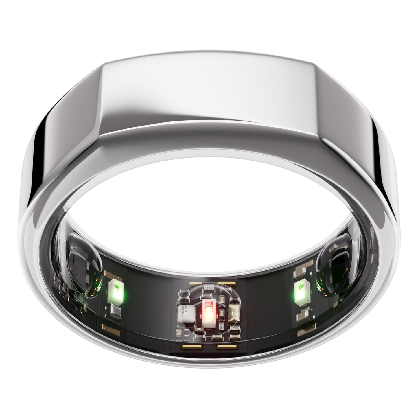 OURA SILVER RING GEN3 HORIZON HEART RATE- FITNESS TRACKER- 5-7 DAY BATTERY LIFE