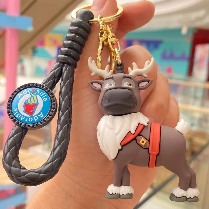 Disney Stitch Keychain 5-Pack - Cute Lilo & Stitch Keyrings, Durable Anime Keychains for Women Men Kids, Multi-Color Gift Set